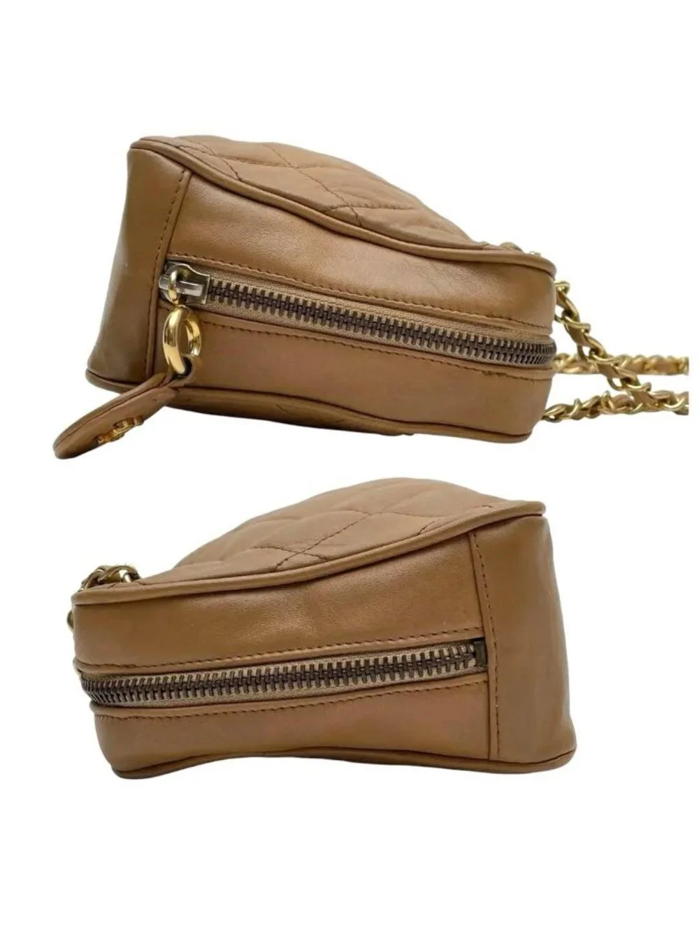 Chanel Quilted Lambskin Shoulder Bag CC Logo